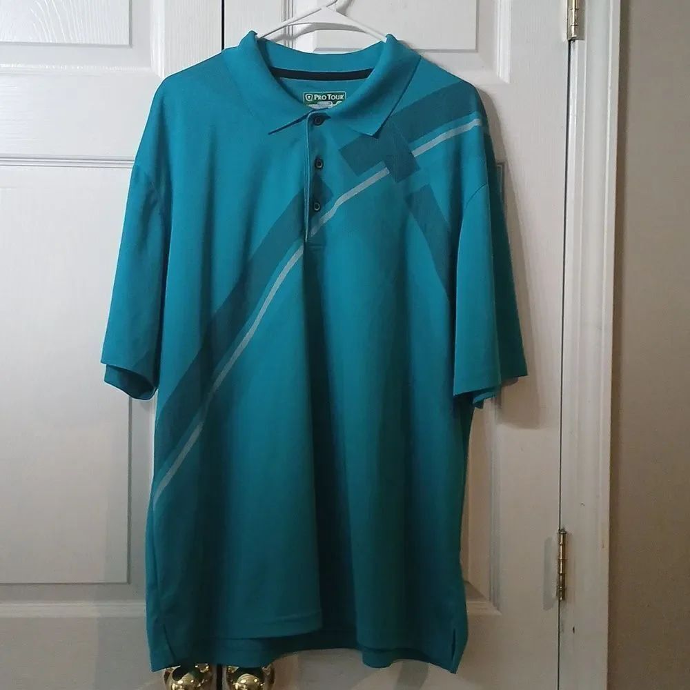 Pro Tour Cool Play polo dress shirt Sz XXL NWOT